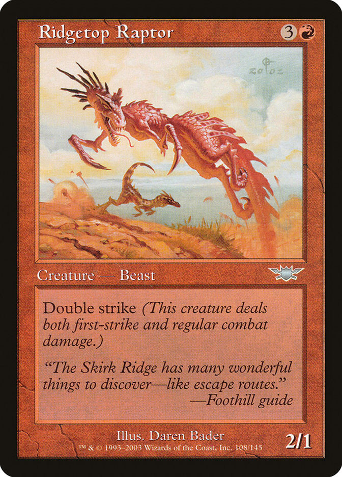 Ridgetop Raptor [Legions] Magic: The Gathering