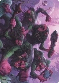 Hagi Mob Art Card [Kaldheim Art Series] Magic: The Gathering