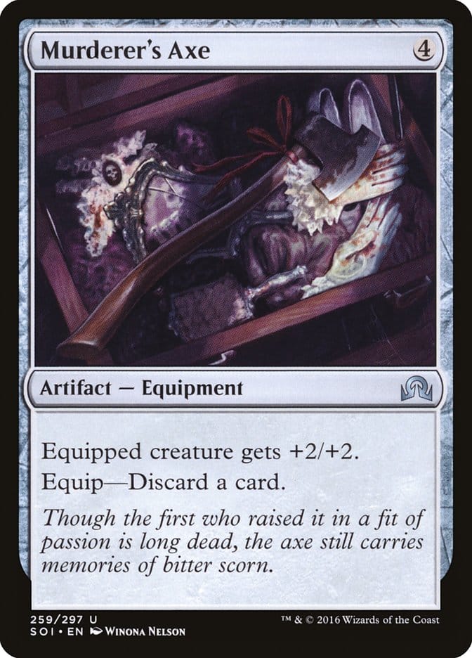 Murderer's Axe [Shadows over Innistrad] Magic: The Gathering