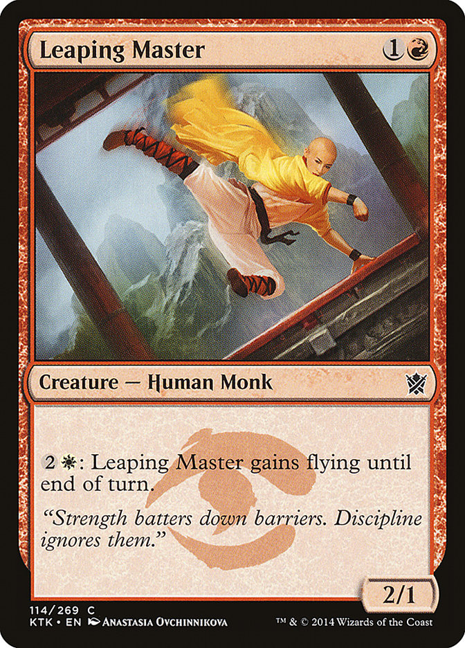 Leaping Master [Khans of Tarkir] Magic: The Gathering