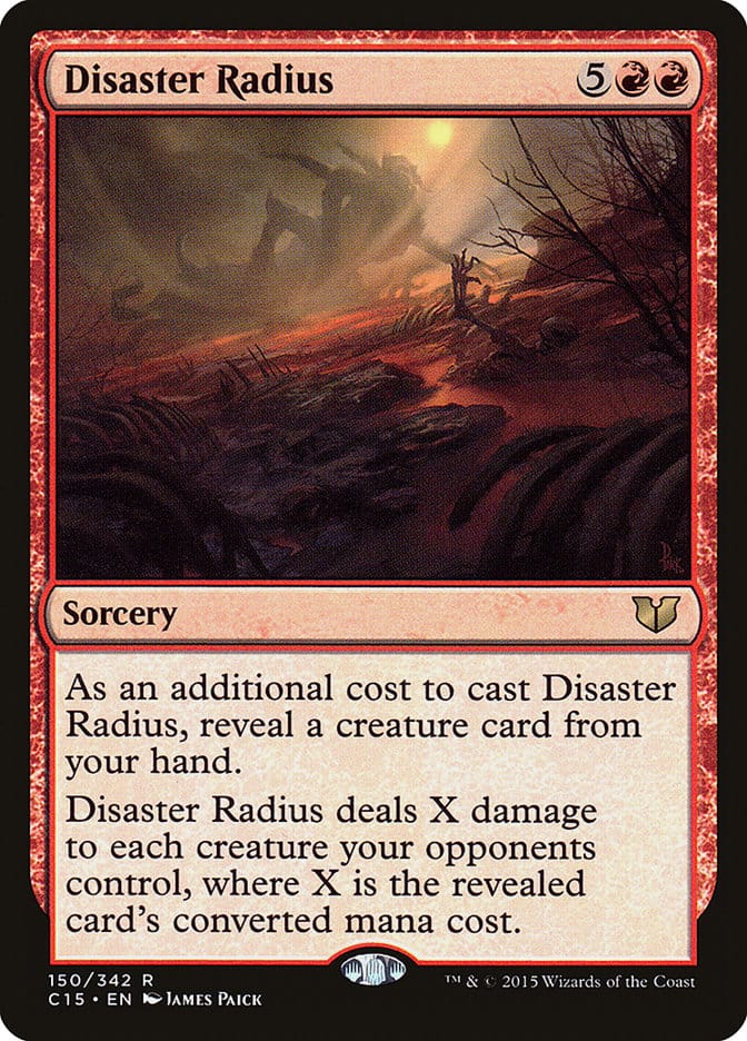 Disaster Radius [Commander 2015] Magic: The Gathering