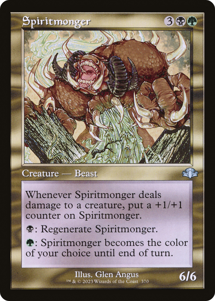 Spiritmonger (Retro) [Dominaria Remastered] Magic: The Gathering