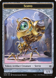 Servo // Dragon Double-Sided Token [Challenger Decks 2020 Tokens] Magic: The Gathering