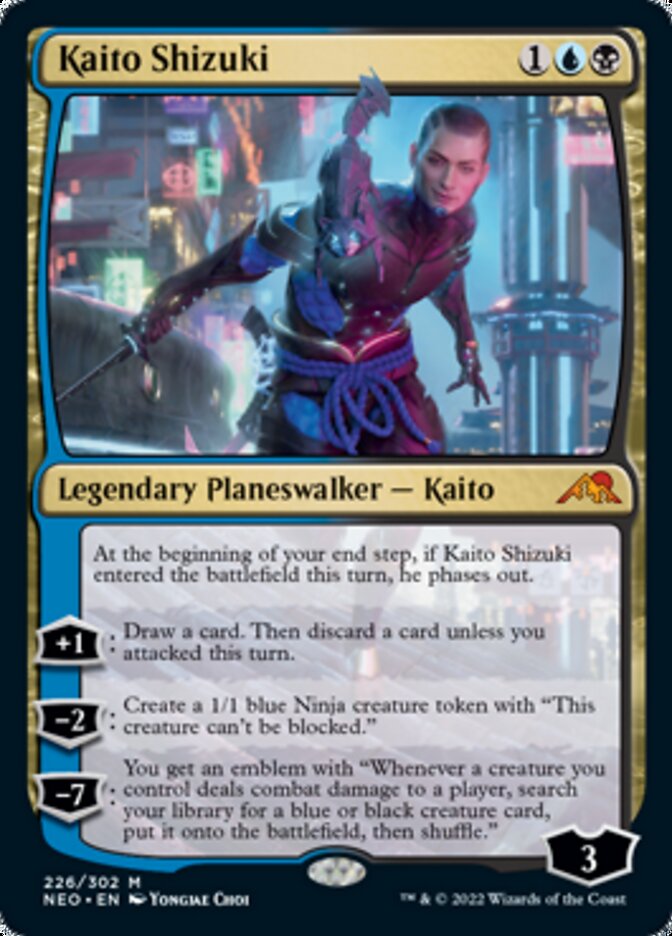 Kaito Shizuki [Kamigawa: Neon Dynasty] Magic: The Gathering