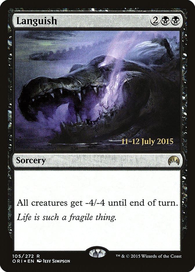 Languish [Magic Origins Prerelease Promos] Magic: The Gathering