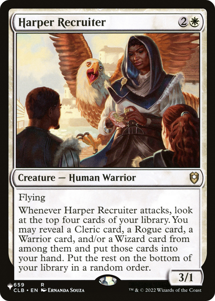 Harper Recruiter (CLB) [The List] Magic: The Gathering
