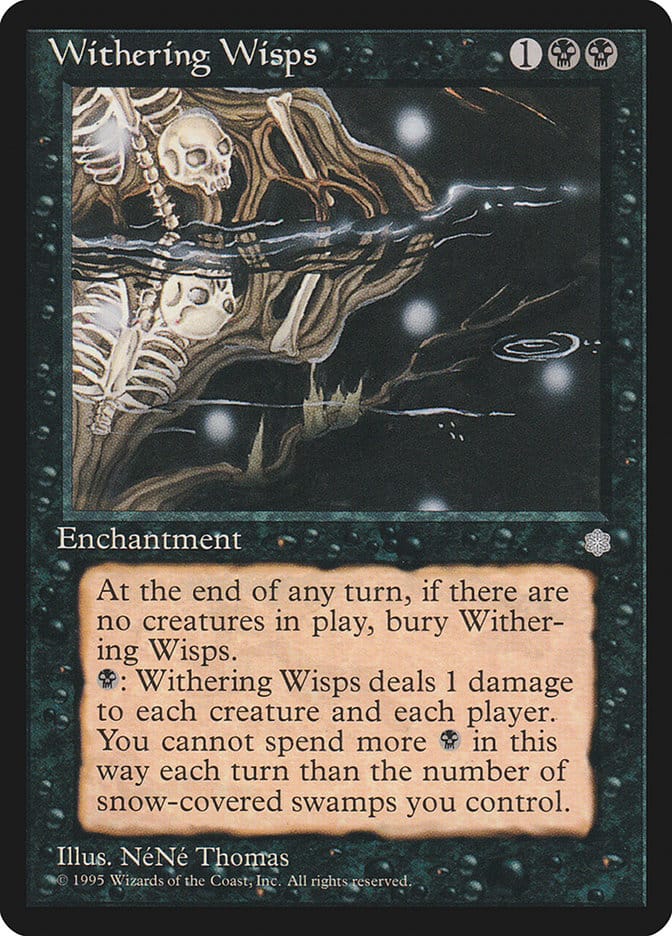 Withering Wisps [Ice Age] Magic: The Gathering