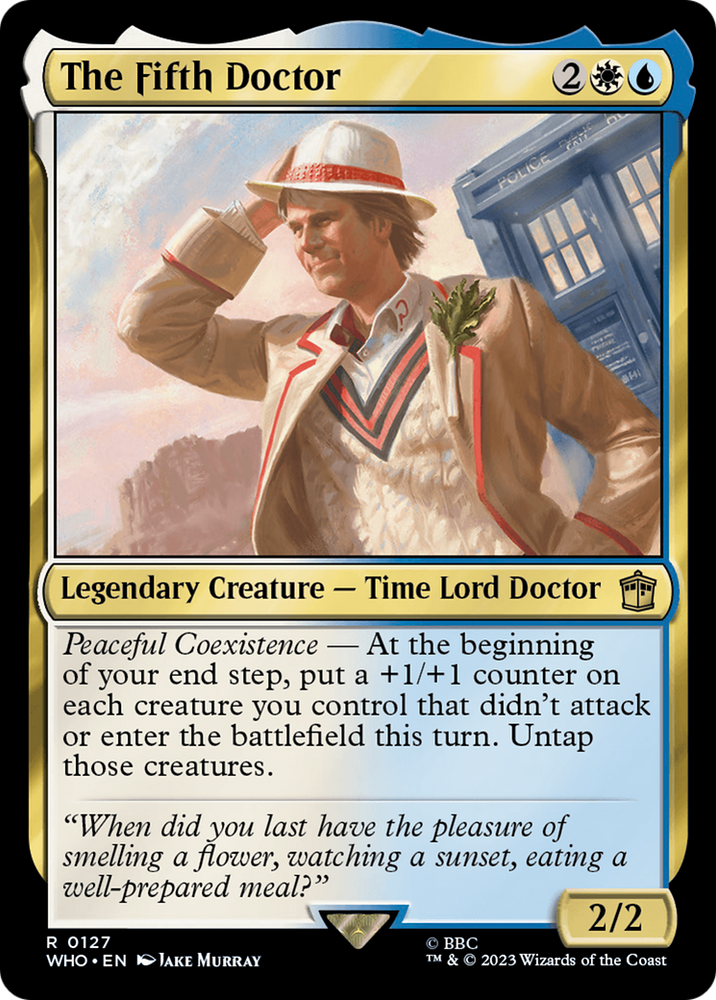 The Fifth Doctor [Doctor Who] Magic: The Gathering