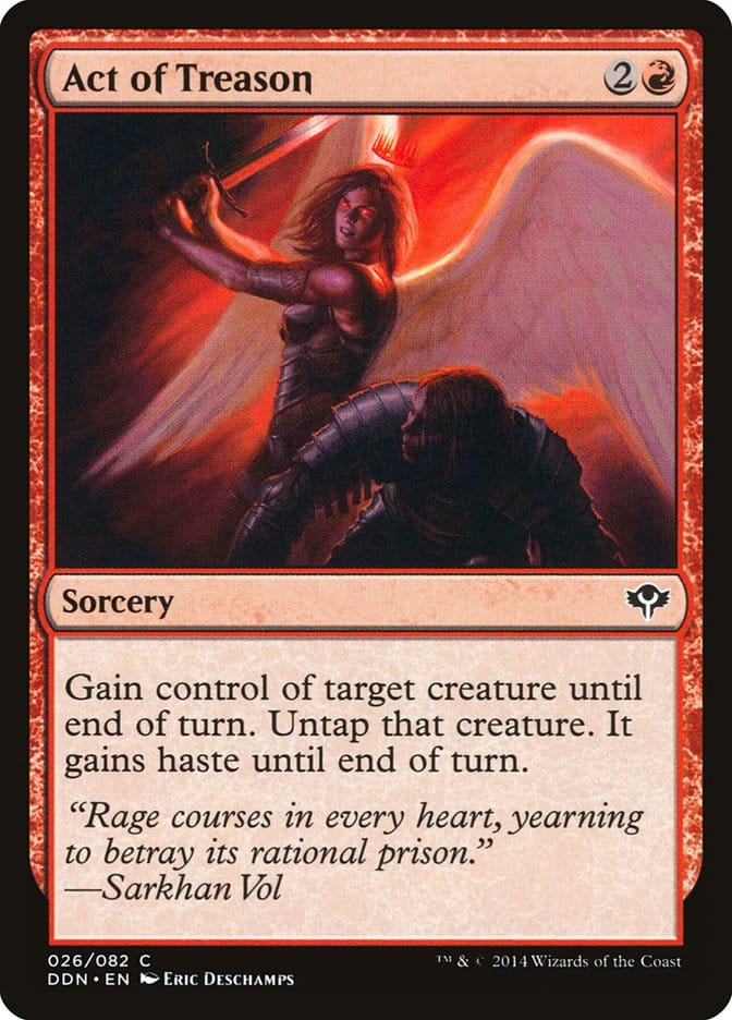 Act of Treason [Duel Decks: Speed vs. Cunning] Magic: The Gathering