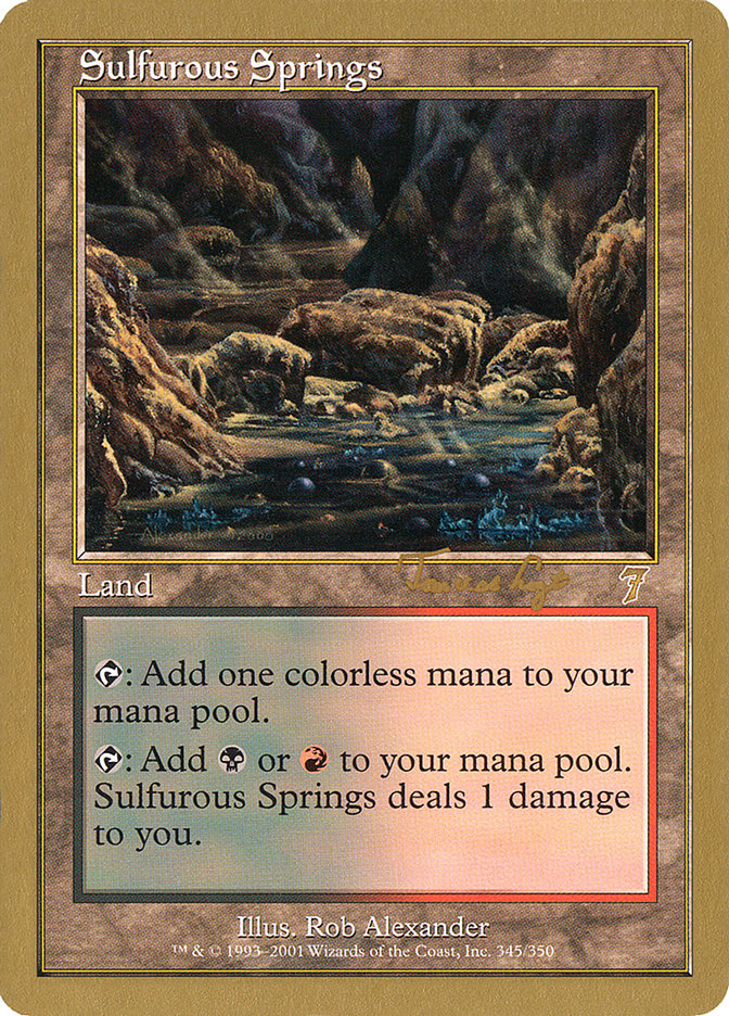 Sulfurous Springs (Tom van de Logt) [World Championship Decks 2001] Magic: The Gathering