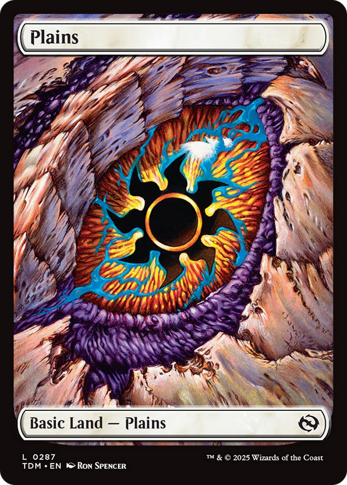 Plains (0287) [Tarkir: Dragonstorm] Magic: The Gathering