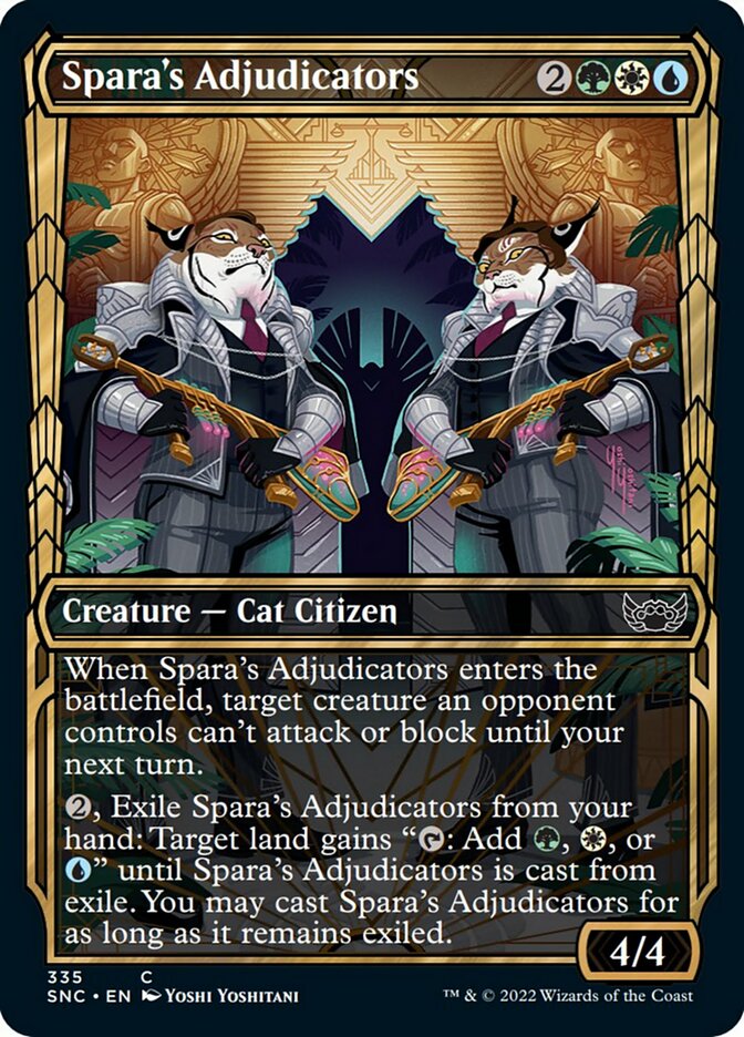 Spara's Adjudicators (Showcase Golden Age) [Streets of New Capenna] Magic: The Gathering