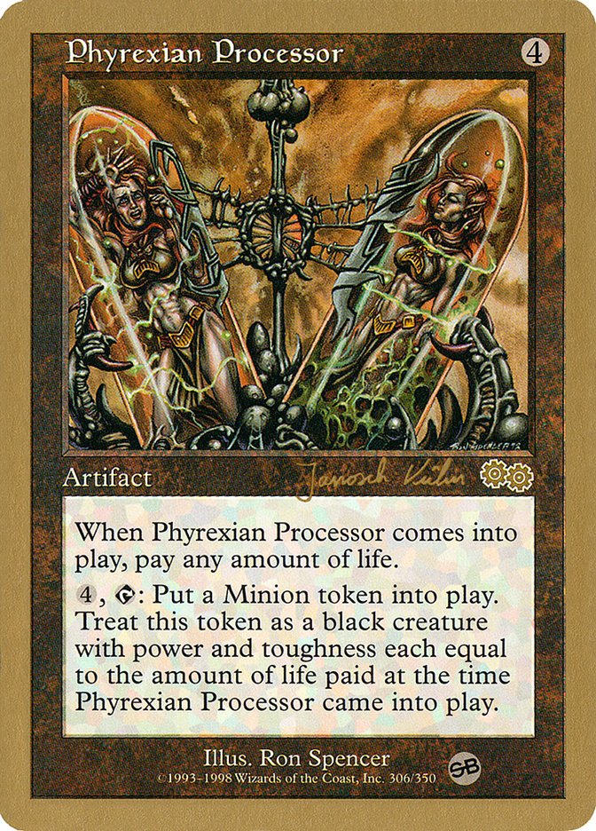Phyrexian Processor (Janosch Kuhn) (SB) [World Championship Decks 2000] Magic: The Gathering