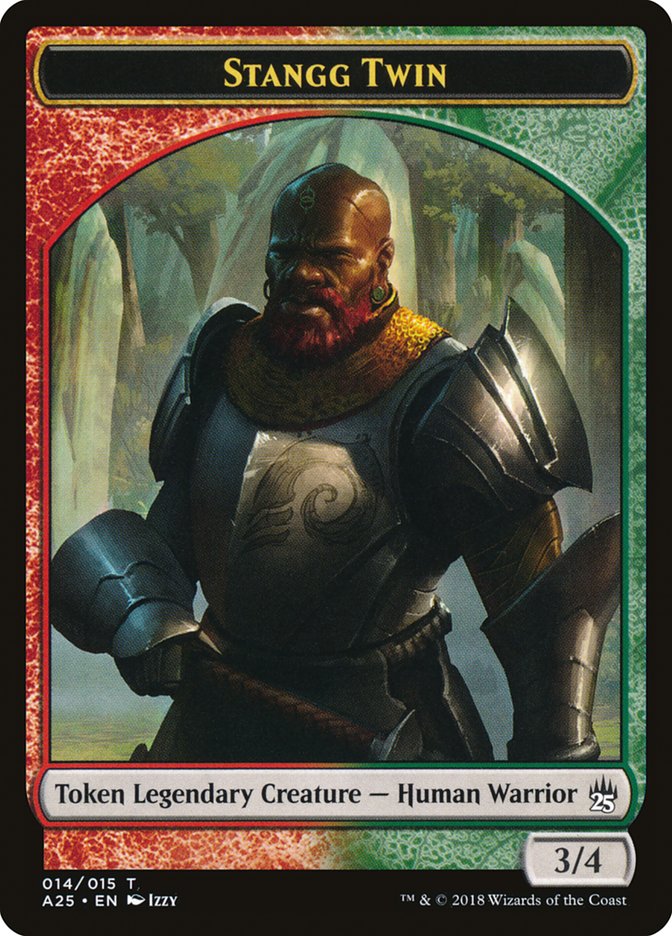 Stangg Twin Token [Masters 25 Tokens] Magic: The Gathering