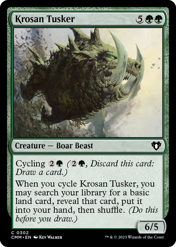 Krosan Tusker [Commander Masters] Magic: The Gathering