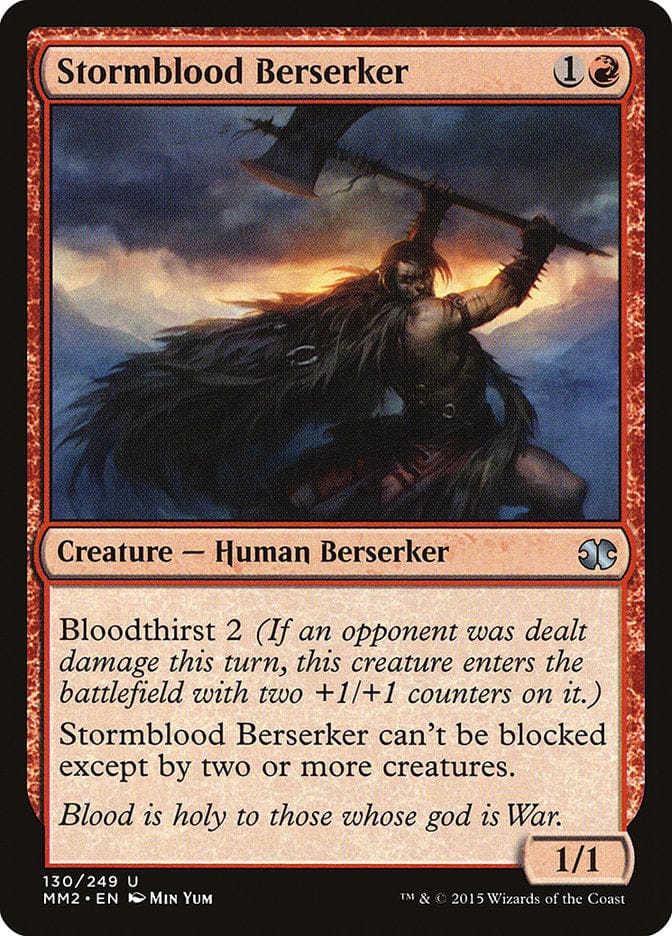 Stormblood Berserker [Modern Masters 2015] Magic: The Gathering