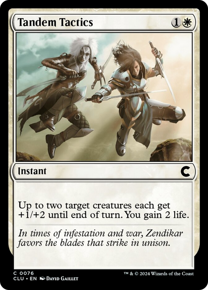 Tandem Tactics [Ravnica: Clue Edition] Magic: The Gathering