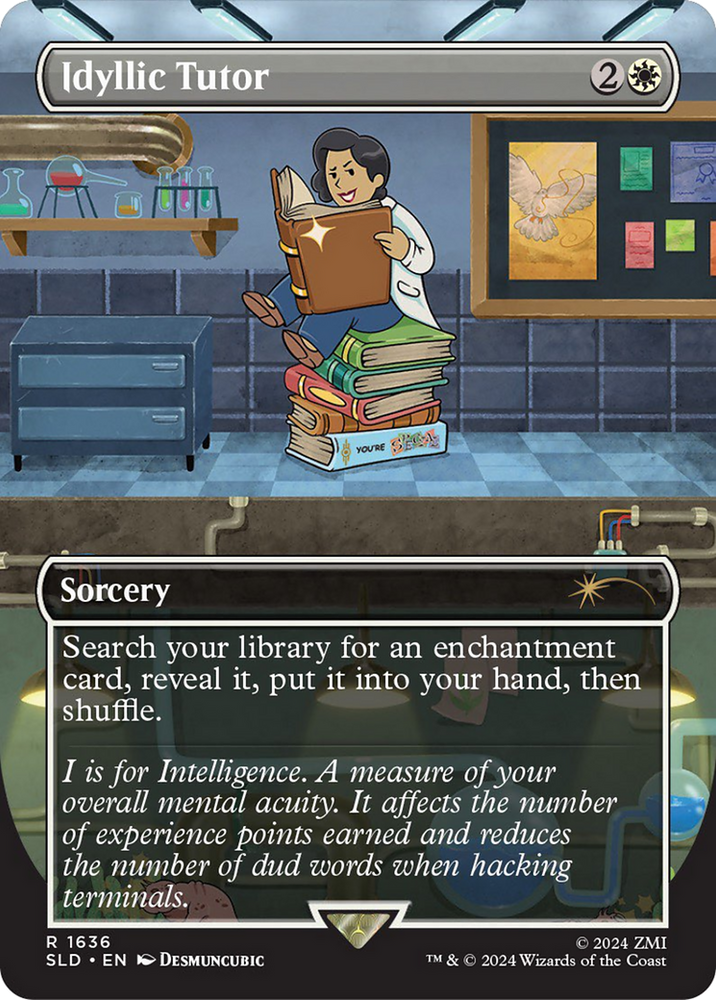 Idyllic Tutor (1636) (Rainbow Foil) [Secret Lair Drop Series] Magic: The Gathering