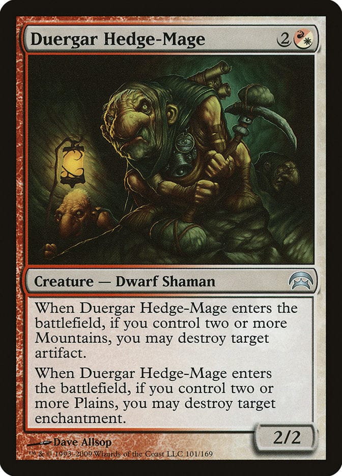Duergar Hedge-Mage [Planechase] Magic: The Gathering