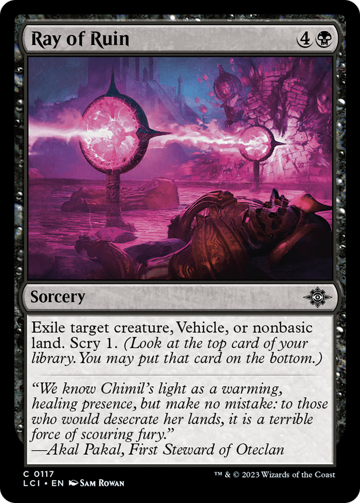 Ray of Ruin [The Lost Caverns of Ixalan] Magic: The Gathering