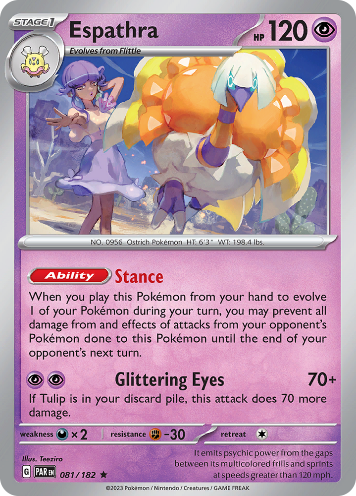 Espathra (081/182) [Scarlet & Violet: Paradox Rift] Pokémon