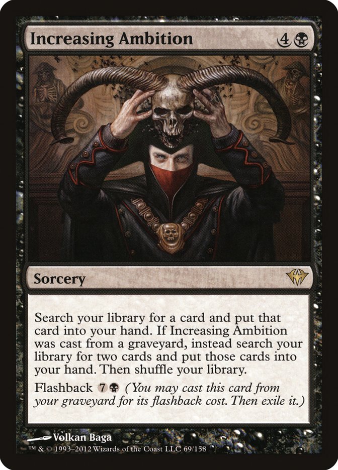 Increasing Ambition [Dark Ascension] Magic: The Gathering