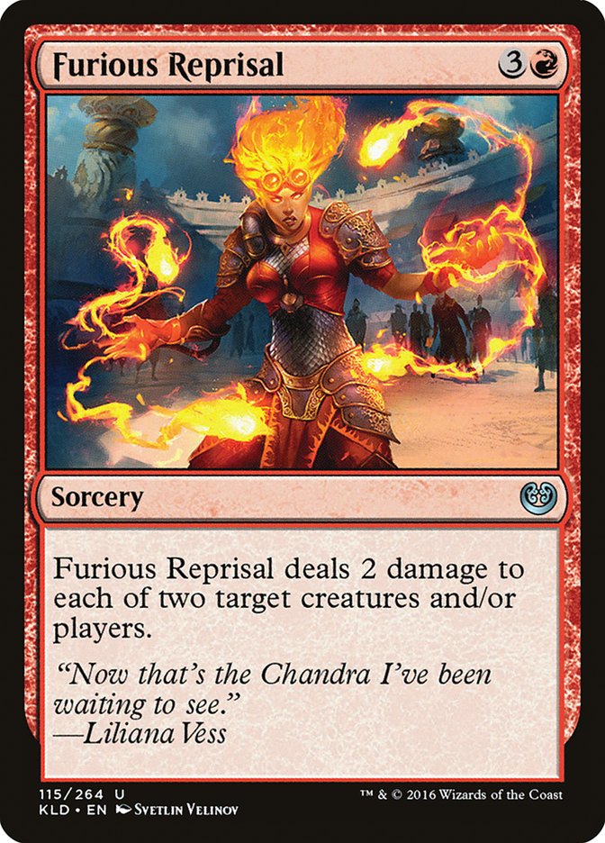 Furious Reprisal [Kaladesh] Magic: The Gathering