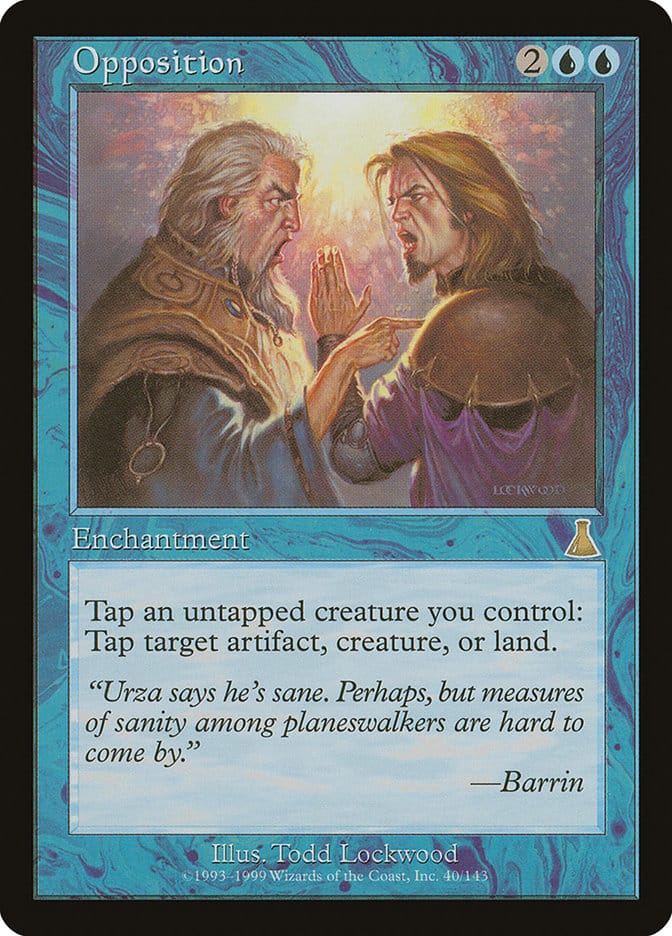 Opposition [Urza's Destiny] Magic: The Gathering