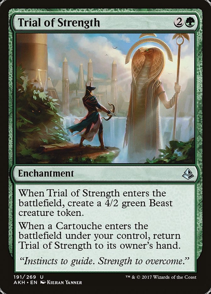 Trial of Strength [Amonkhet] Magic: The Gathering