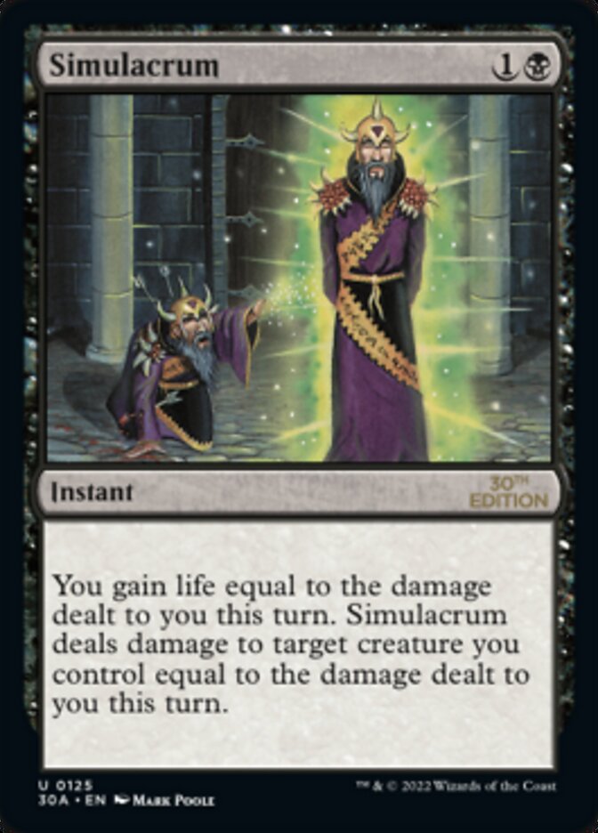 Simulacrum [30th Anniversary Edition] Magic: The Gathering