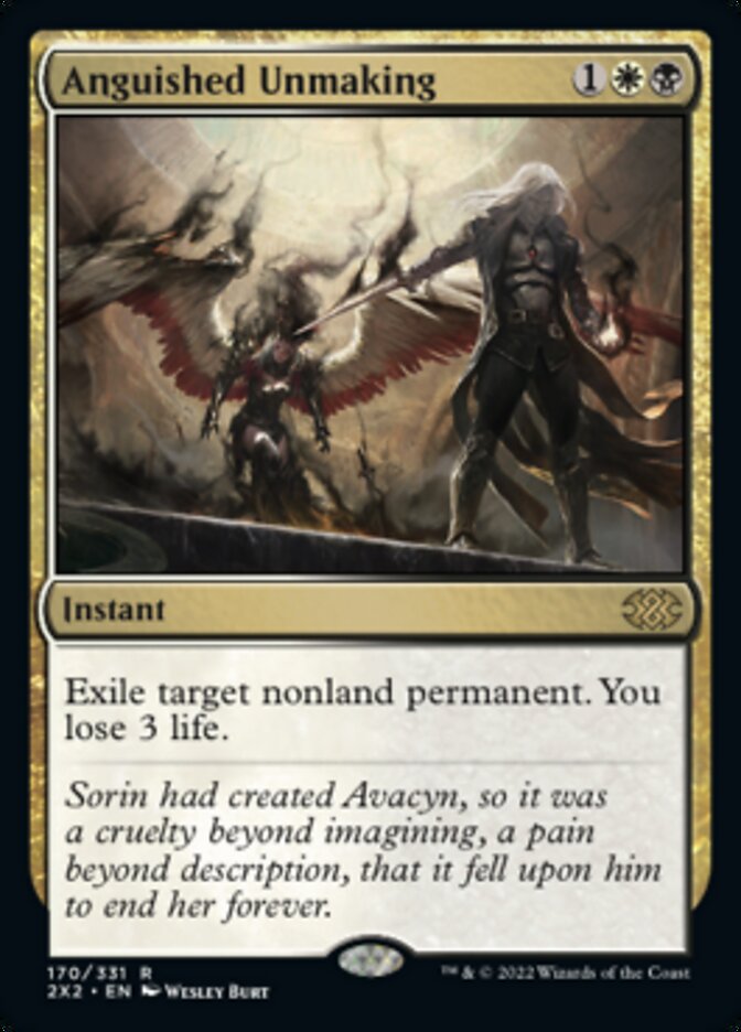 Anguished Unmaking [Double Masters 2022] Magic: The Gathering