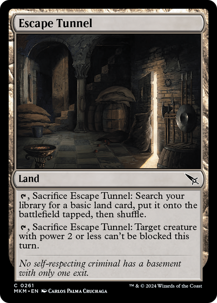 Escape Tunnel [Murders at Karlov Manor] Magic: The Gathering