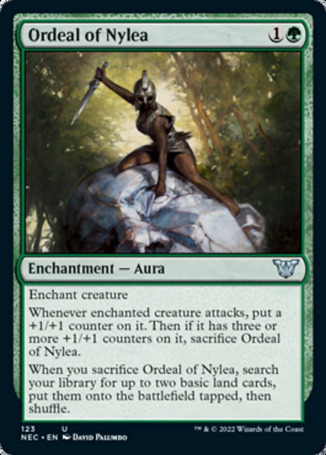 Ordeal of Nylea [Kamigawa: Neon Dynasty Commander] Magic: The Gathering