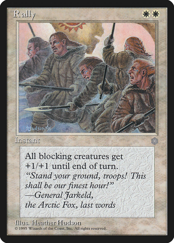 Rally [Ice Age] Magic: The Gathering