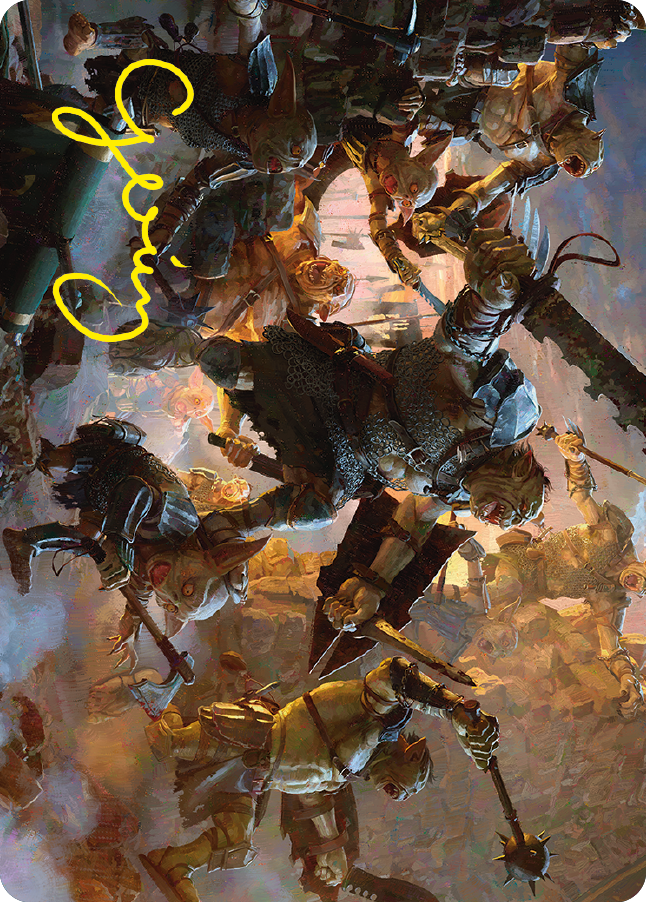 Thrill of Possibility Art Card (Gold-Stamped Signature) [The Lord of the Rings: Tales of Middle-earth Art Series] Magic: The Gathering