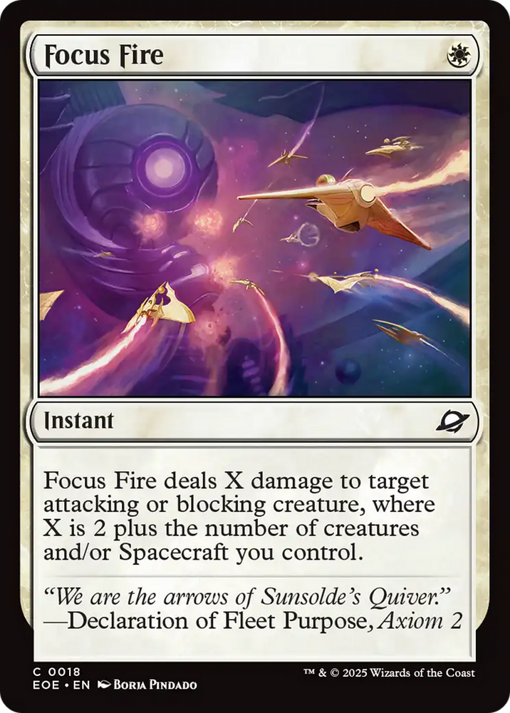 Focus Fire [Edge of Eternities] Magic: The Gathering