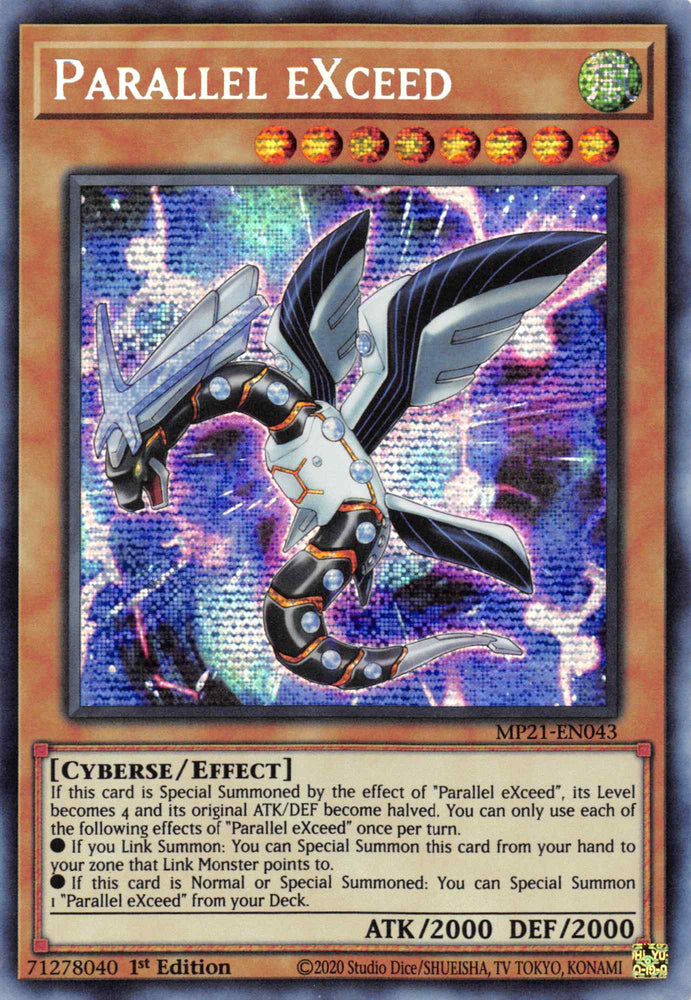 Parallel EXceed [MP21-EN043] Prismatic Secret Rare - Yugioh Cards For Your TCG Needs!