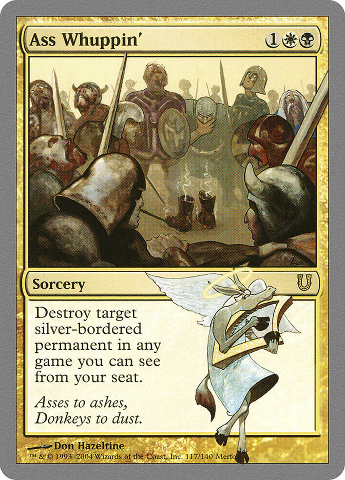 Ass Whuppin' [Unhinged] Magic: The Gathering