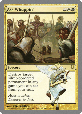 Ass Whuppin' [Unhinged] Magic: The Gathering