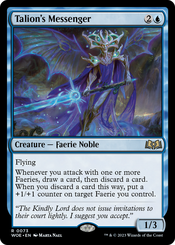 Talion's Messenger [Wilds of Eldraine] Magic: The Gathering