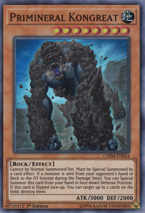 Primineral Kongreat [CHIM-EN024] Super Rare - Yugioh Cards For Your TCG Needs!
