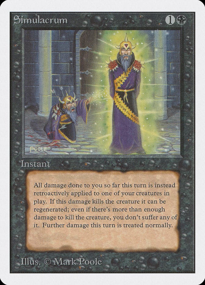 Simulacrum [Unlimited Edition] Magic: The Gathering