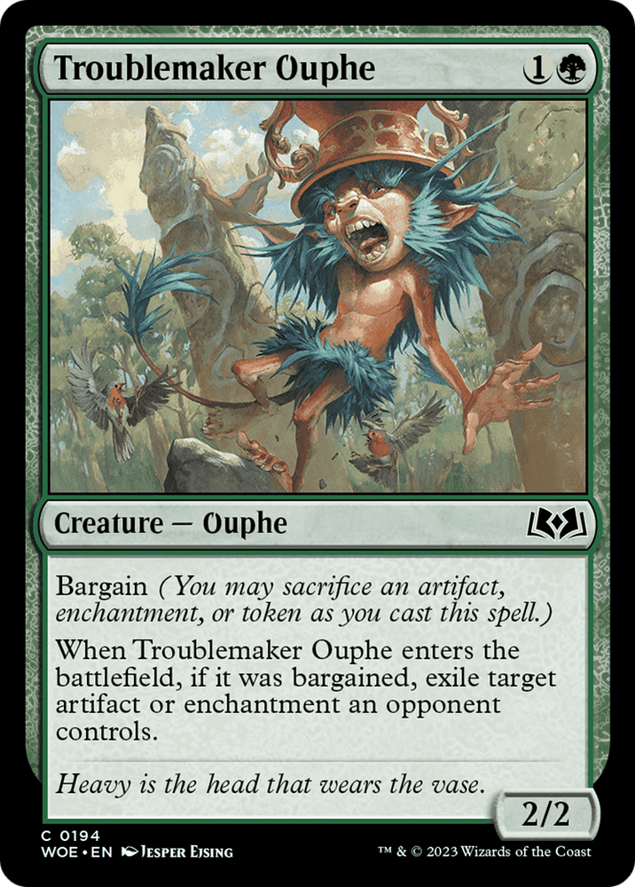 Troublemaker Ouphe [Wilds of Eldraine] Magic: The Gathering