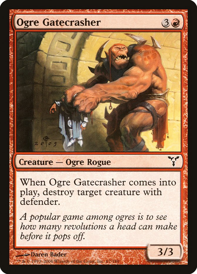 Ogre Gatecrasher [Dissension] Magic: The Gathering