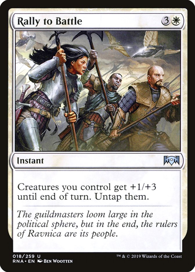 Rally to Battle [Ravnica Allegiance] Magic: The Gathering
