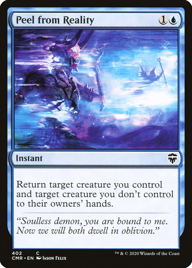 Peel from Reality [Commander Legends] Magic: The Gathering