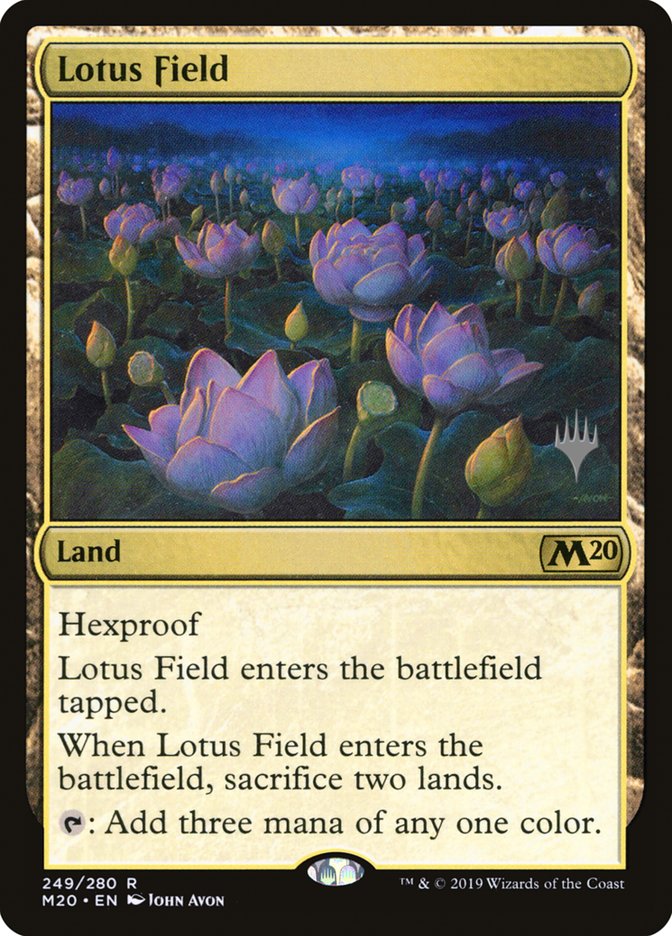 Lotus Field (Promo Pack) [Core Set 2020 Promos] Magic: The Gathering