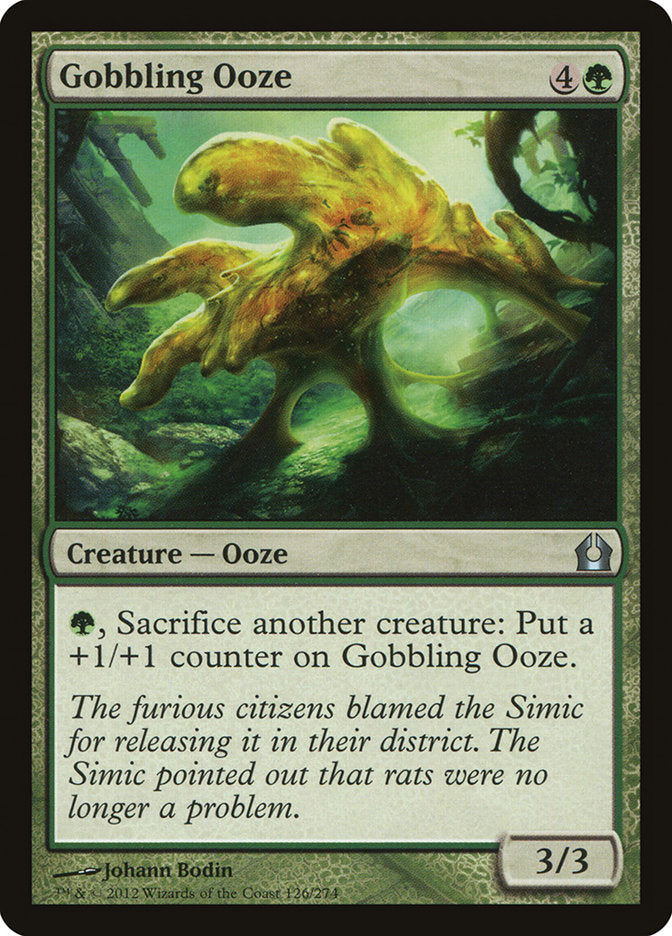 Gobbling Ooze [Return to Ravnica] Magic: The Gathering