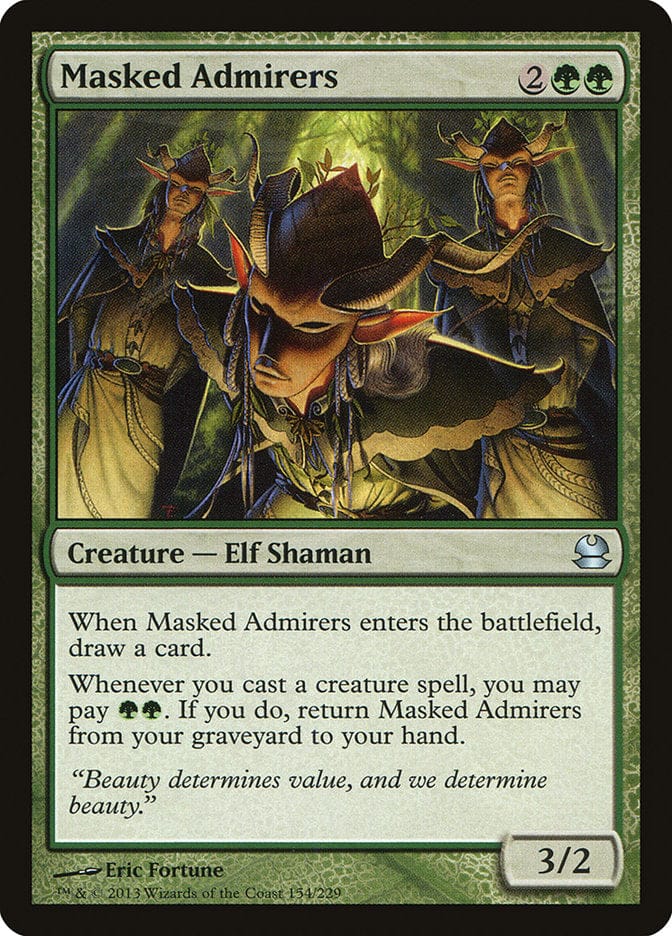 Masked Admirers [Modern Masters] Magic: The Gathering