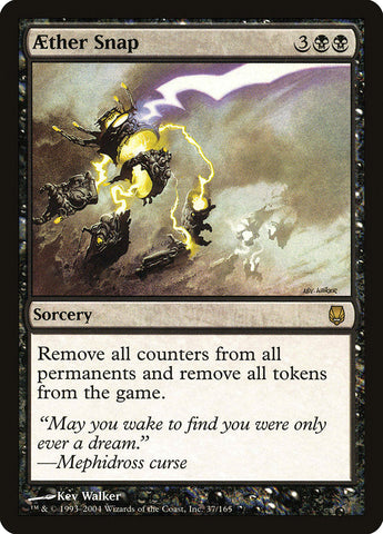 Aether Snap [Darksteel] Magic: The Gathering